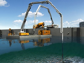 Способы подводного бетонирования